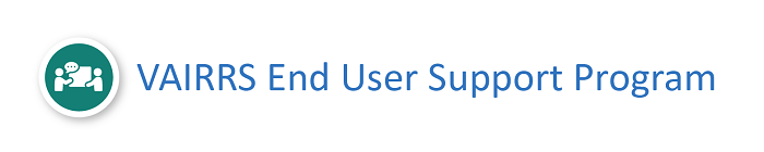 VAIRRS END USER SUPPORT PROGRAM